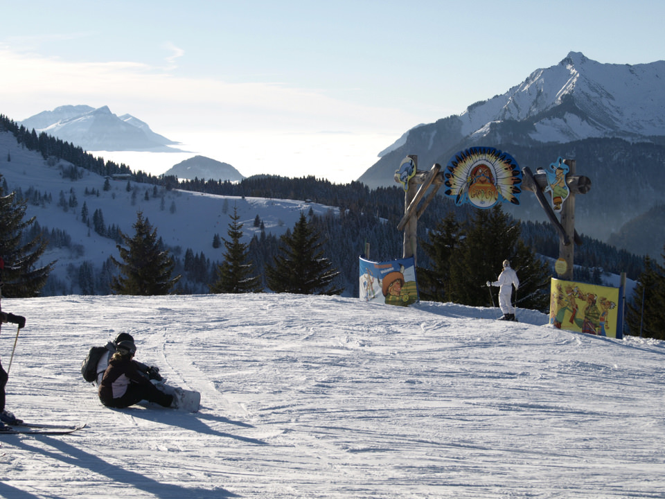 Les Gets is suitable for beginner skiers